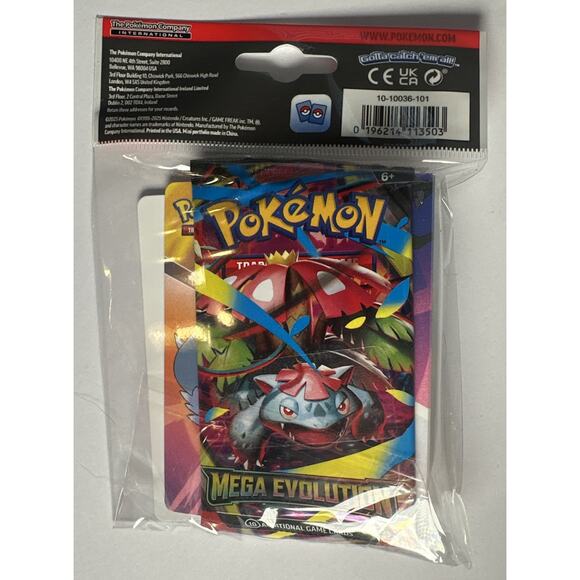Pokémon TCG: Mega Evolution Booster Pack & Mini Portfolio - Picture 2 of 3
